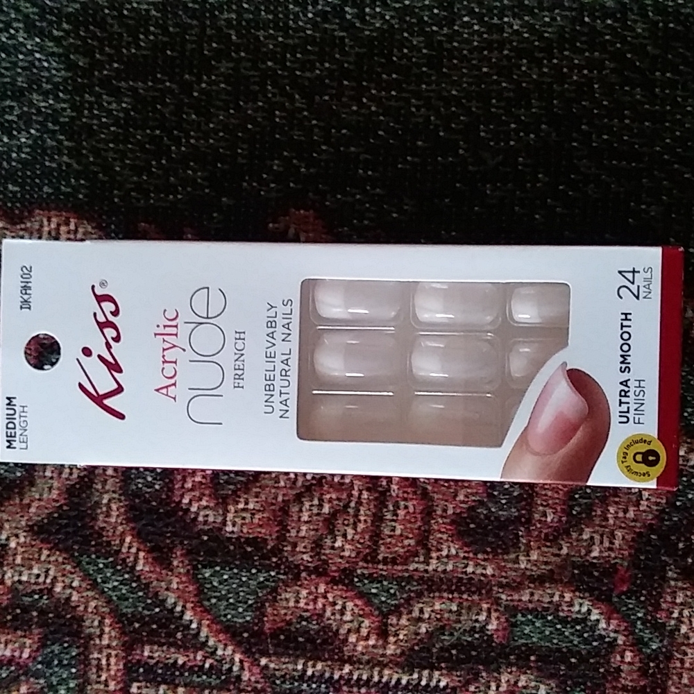 Kiss Acrylic Nude French Tip Nails